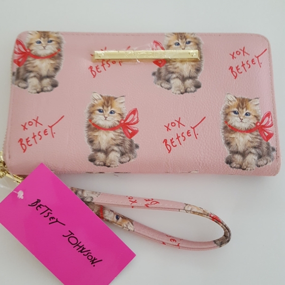 Betsey Johnson Handbags - Betsey Johnson NWT Kitten Wristlet